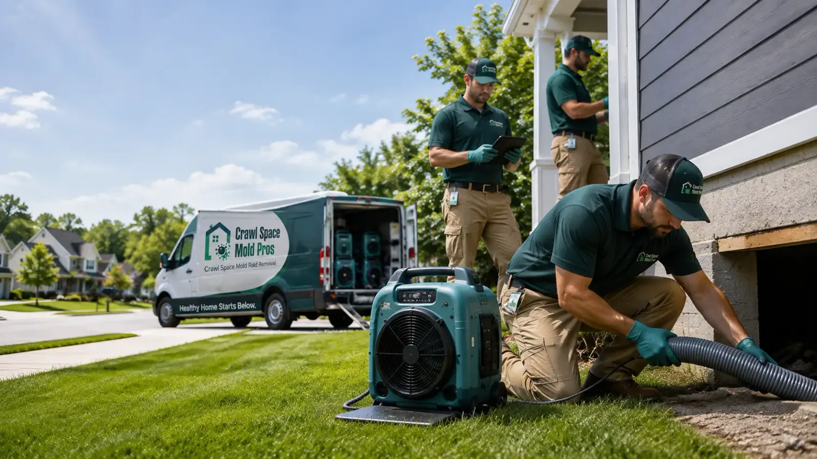 Crawl Space Mold Removal in Hamilton, IL